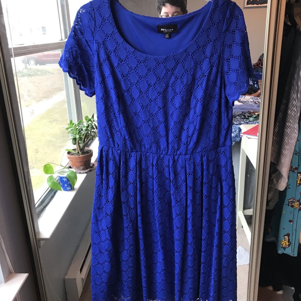 Blue dress